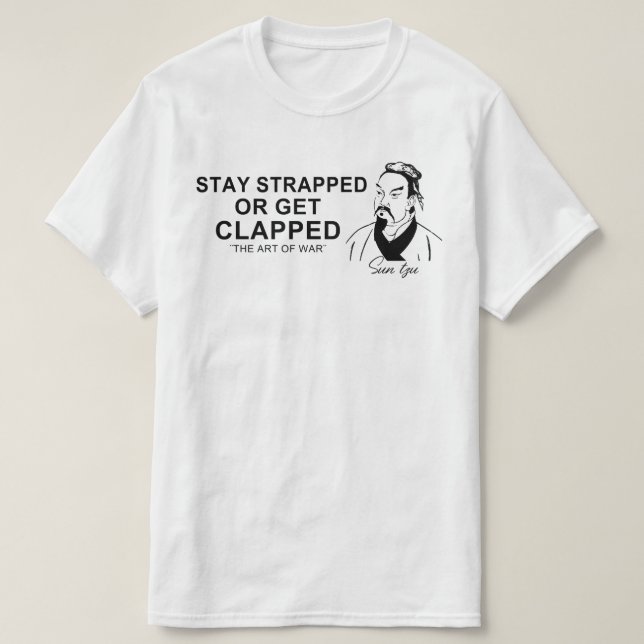 Bleibe oder gekappt T-Shirt (Design vorne)
