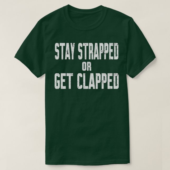 Bleibe oder gekappt T-Shirt (Design vorne)