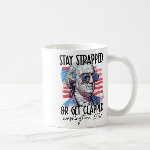 Bleibe oder klatsche George Washington 4. Kaffeetasse