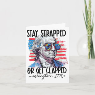 Bleibe oder klatsche George Washington 4. Karte