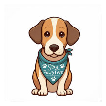 Bleibe Pawsitive Poster