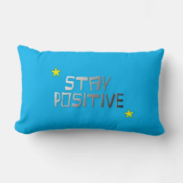 Bleibe positiv lendenkissen