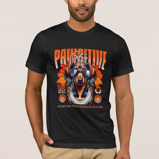 bleibe positiv T-Shirt (Vorderseite)