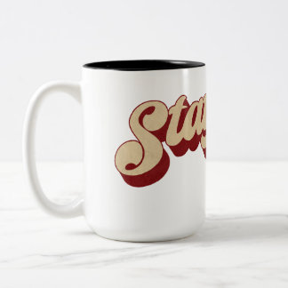 Bleibe Safe Zweifarbige Tasse