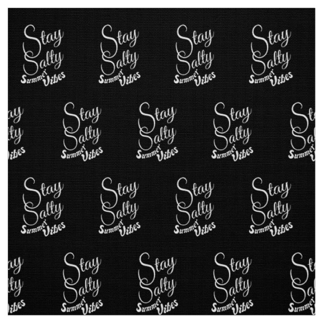 Bleibe Salty Summer Vibes Stoff (Muster)