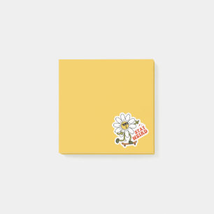 Bleibe seltsame Skateboarding Daisy Post-it Klebezettel