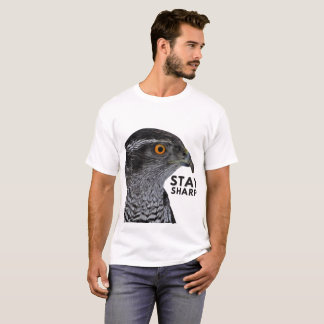 Bleibe Sharp Hawk T - Shirt - Fett Bird of Prey Wi