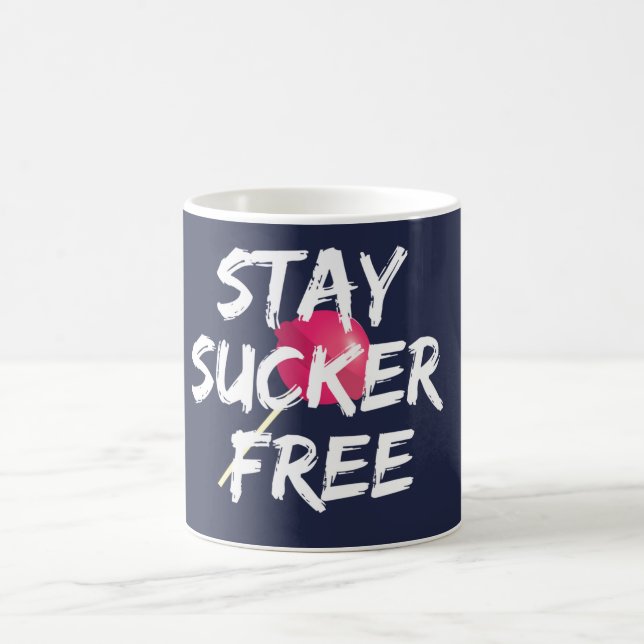 Bleibe Sie den freien Sauger Kaffeetasse (Mittel)