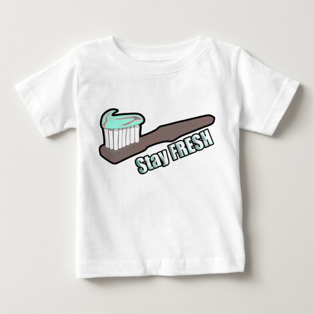 Bleibe Sie frisch Baby T-shirt (Vorderseite)