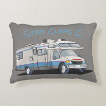 Bleibe Sie Klassec Motorhome Throw-Kissen