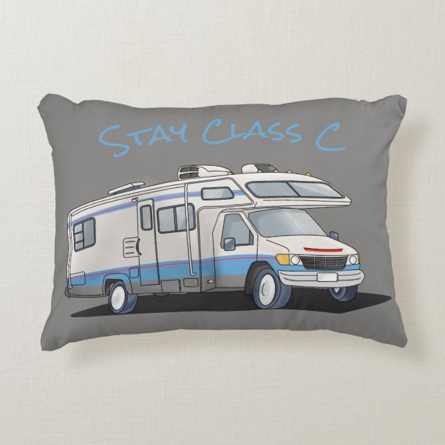Bleibe Sie Klassec Motorhome Throw-Kissen Dekokissen (Vorderseite)