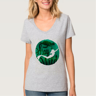 "Bleibe Sie" mit Meerjungfrau und Seeschildkröte T-Shirt