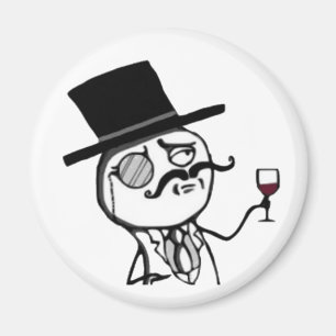 Bleibe Sie nobles Internet Meme gegenüberstellen Magnet