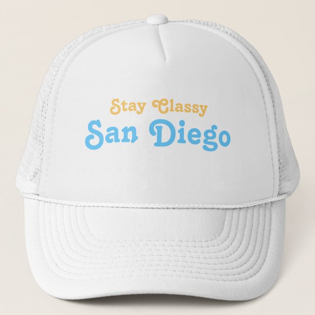 Bleibe Sie nobles San Diego Truckerkappe (Vorderseite)