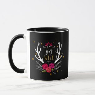 Bleibe Sie wild Tasse