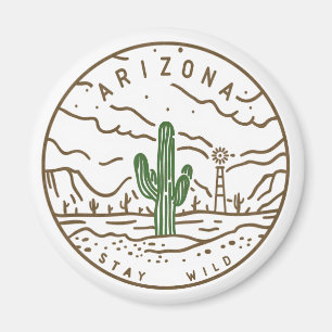 Bleibe Sie wilden Arizona-Magneten Magnet