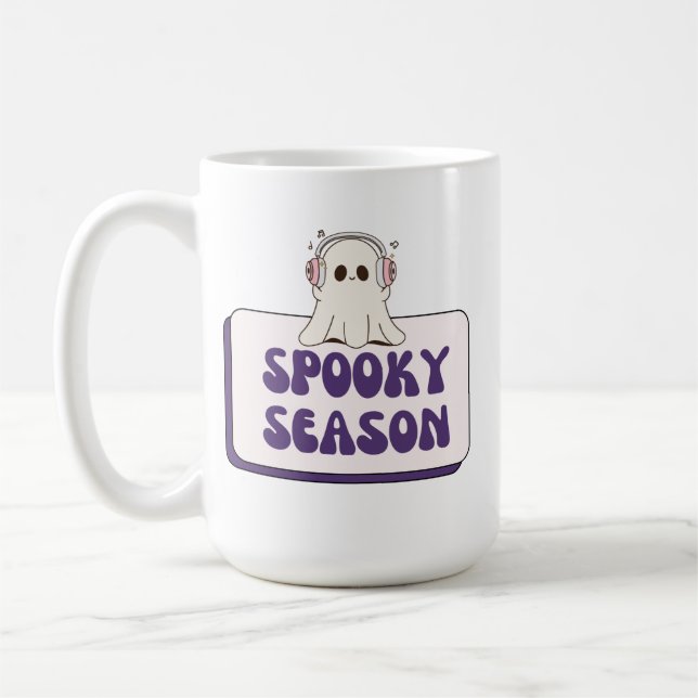 Bleibe Spooky Coffee Tasse (Links)