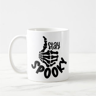 Bleibe Spooky Funny Halloween Kaffeetasse