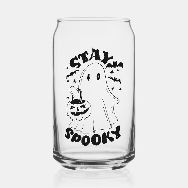 Bleibe Spooky Ghost Dosenglas (Vorderseite)
