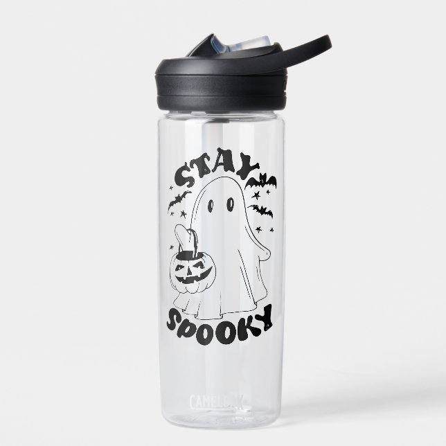 Bleibe Spooky Ghost Trinkflasche (Links)