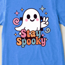 Bleibe Spooky Groovy Ghost Retro Pastel Halloween