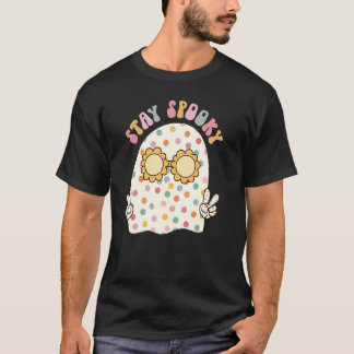 Bleibe Spooky Halloween Groovy Niedlich für Boy Gi T-Shirt