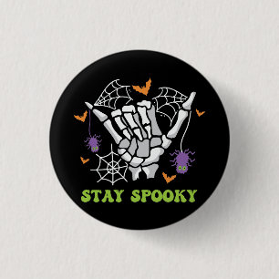 Bleibe Spooky Halloween Skeleton Hand Button