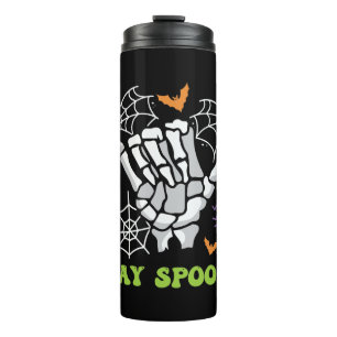 Bleibe Spooky Halloween Skeleton Hand Thermosbecher