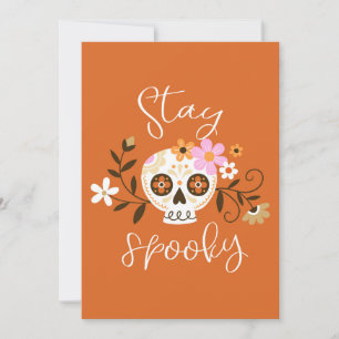 Bleibe Spooky Karte
