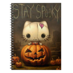 Bleibe Spooky Notizblock
