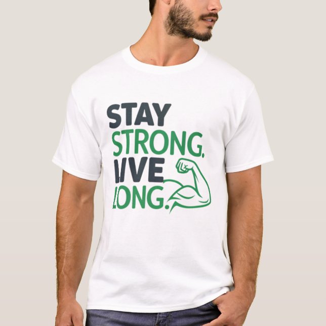 Bleibe stark. Lang leben T-Shirt (Vorderseite)