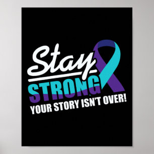 Bleibe starke Selbstmordbewusstsein psychische Ges Poster