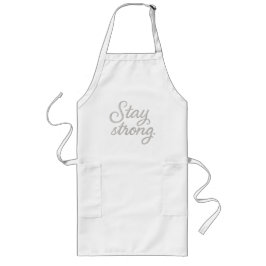 Bleibe Strong Tri-Blend-Shirt Lange Schürze