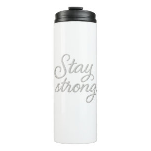 Bleibe Strong Tri-Blend Shirt Zwei-Tone-Kaffee-Tas Thermosbecher