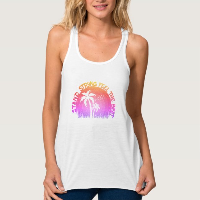 Bleibe Strong - Venus Sunset Edition Tank Top (Vorderseite)
