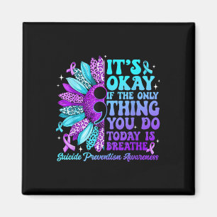 Bleibe Sunflower Suicide Prevention Awareness Week Magnet