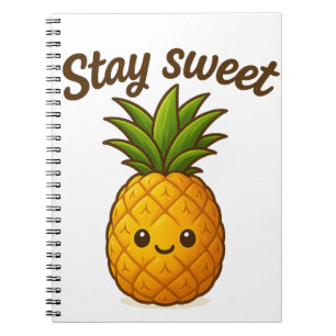Bleibe Sweet - Niedliche Ananas Notizblock