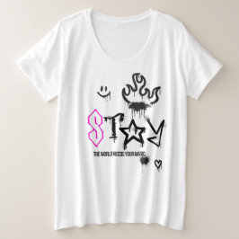 Bleibe_theworld nadesyourmagic große größe T-Shirt
