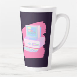 Bleibe verkabelter alter PC-90er-Jahre-Stil Milchtasse