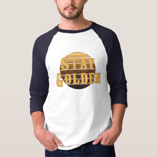Bleibe Vintager T - Shirt (Vorderseite)