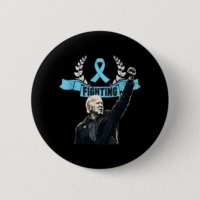 Bleibe von Strong Biden Patriotic Support Ribbon P Button (Vorderseite)