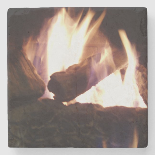 Bleibe Warm ALL Winter Stone Untersetzer (Vorderseite)