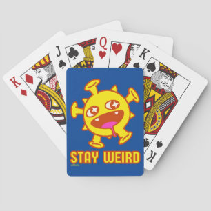 BLEIBE WEIRD lustige Kreatur-Überraschungsgeschenk Spielkarten