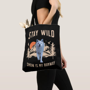 Bleibe Wild Arctic Wolf Tasche