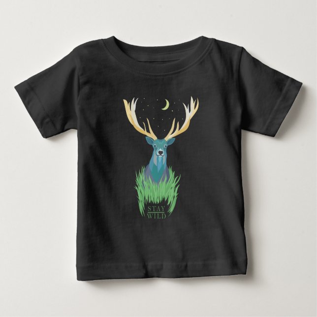 BLEIBE WILD BABY T-SHIRT (Vorderseite)