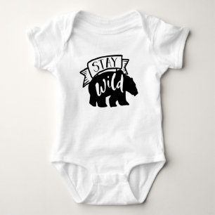 Bleibe Wild Bodysuit Baby Strampler