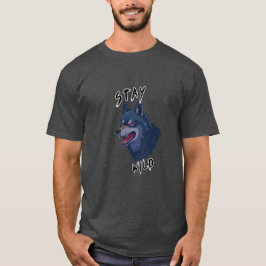 Bleibe Wild Bold Wolf Spirit T-Shirt