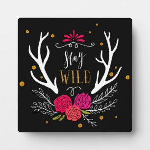 Bleibe Wild Fotoplatte