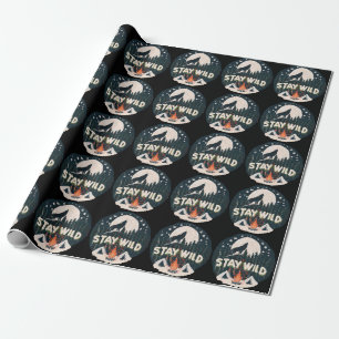 Bleibe Wild Geschenkpapier