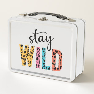 Bleibe Wild Metall Brotdose